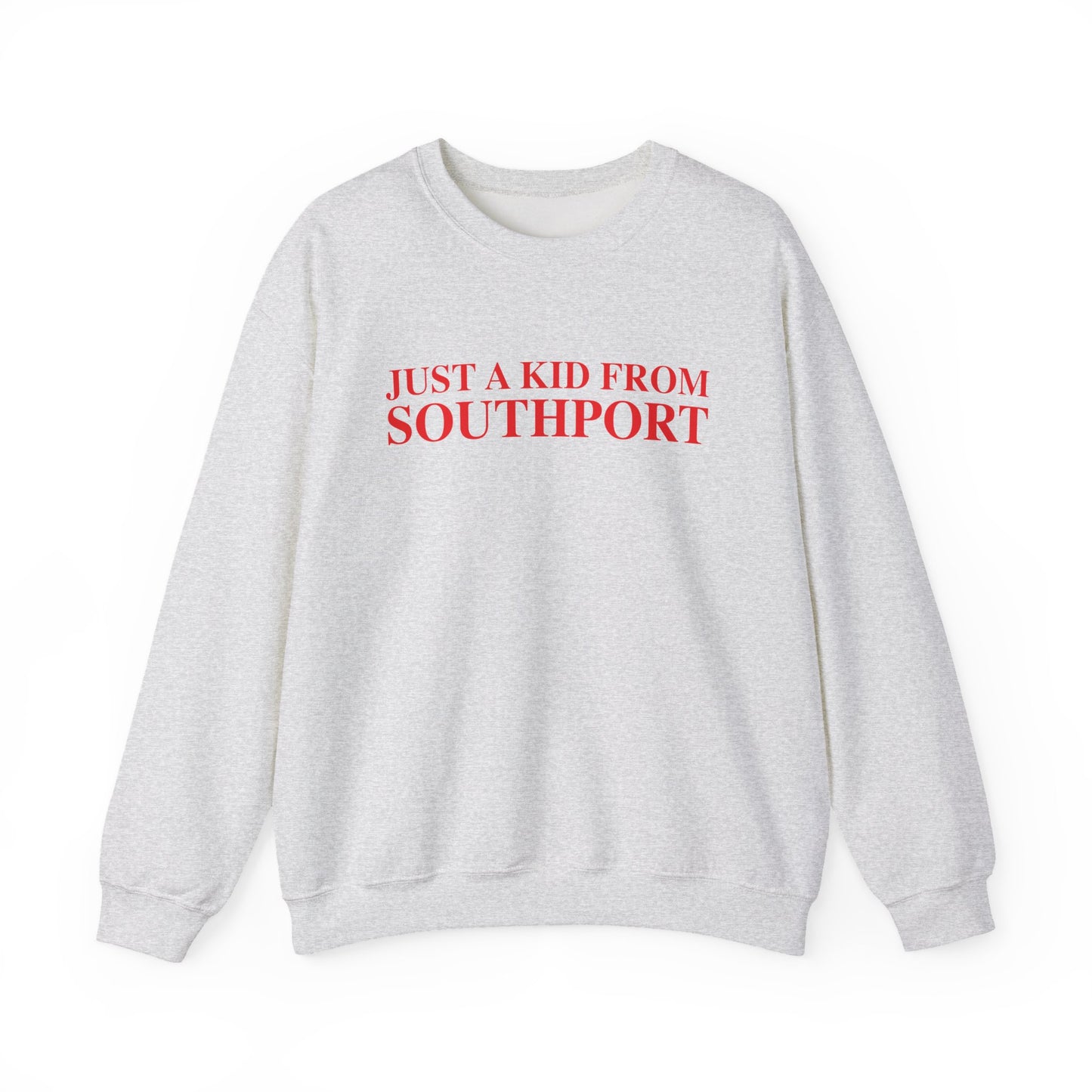 Just a kid from Southport Unisex Heavy Blend™ Crewneck Sweatshirt