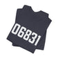 06831 - Greenwich CT Zip Code Unisex Jersey Short Sleeve T-Shirt