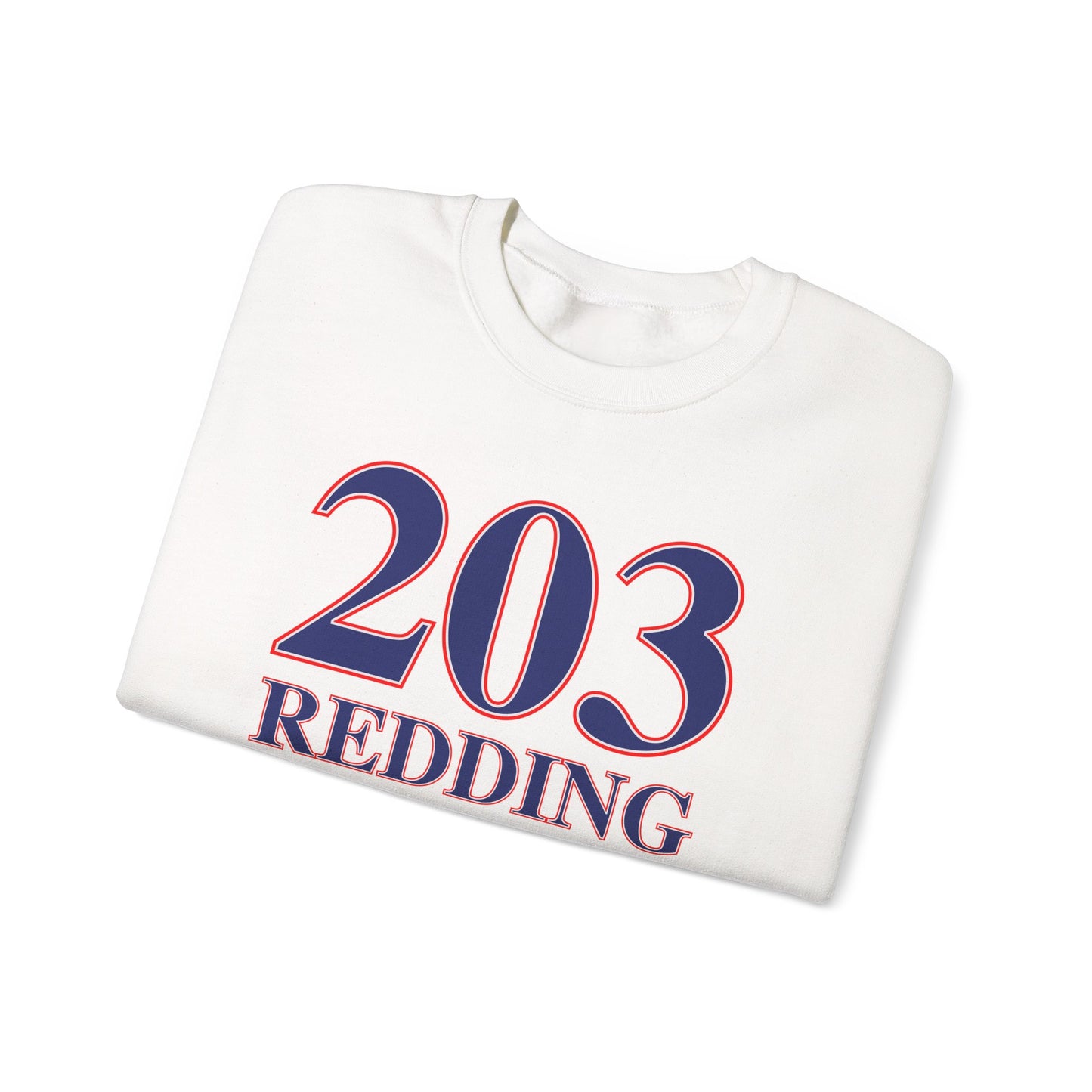 203 Redding Red White & Blue Unisex Heavy Blend™ Crewneck Sweatshirt