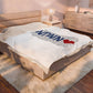 Newtown Love Velveteen Plush Blanket
