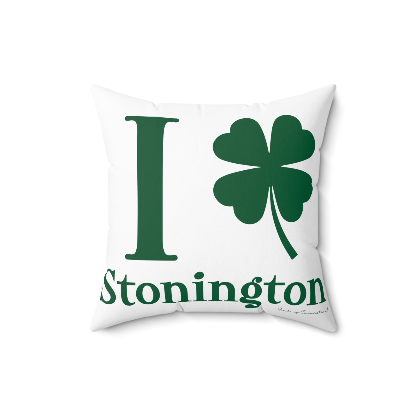 I Clover Stonington Spun Polyester Square Pillow