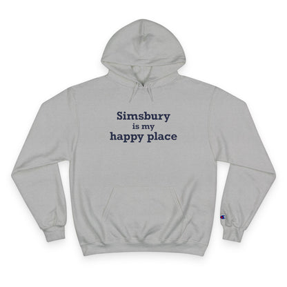 Simsbury is My Happy Place Champion Hoodie
