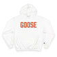 Goose Zip Code Orange & Green Champion Hoodie