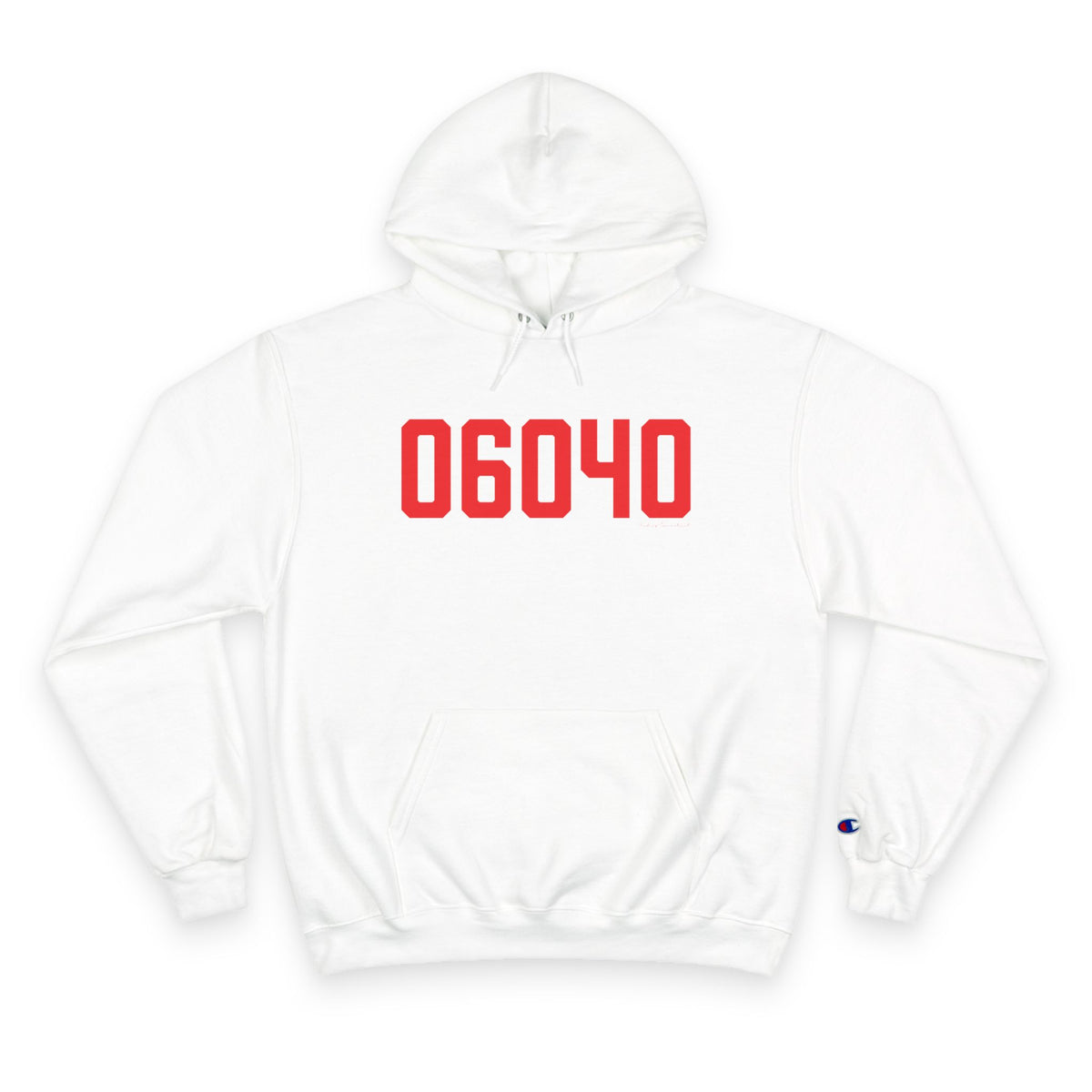 06040 Manchester Connecticut Zip Code Champion Hoodie