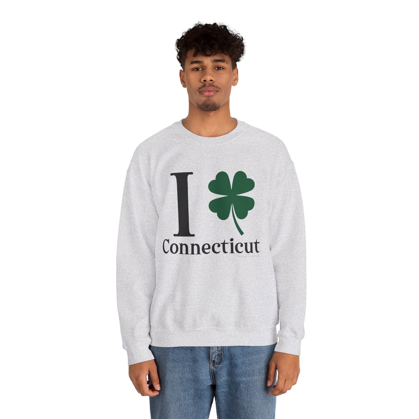 I Clover Connecticut Unisex Heavy Blend™ Crewneck Sweatshirt