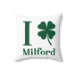 I Clover Milford Spun Polyester Square Pillow