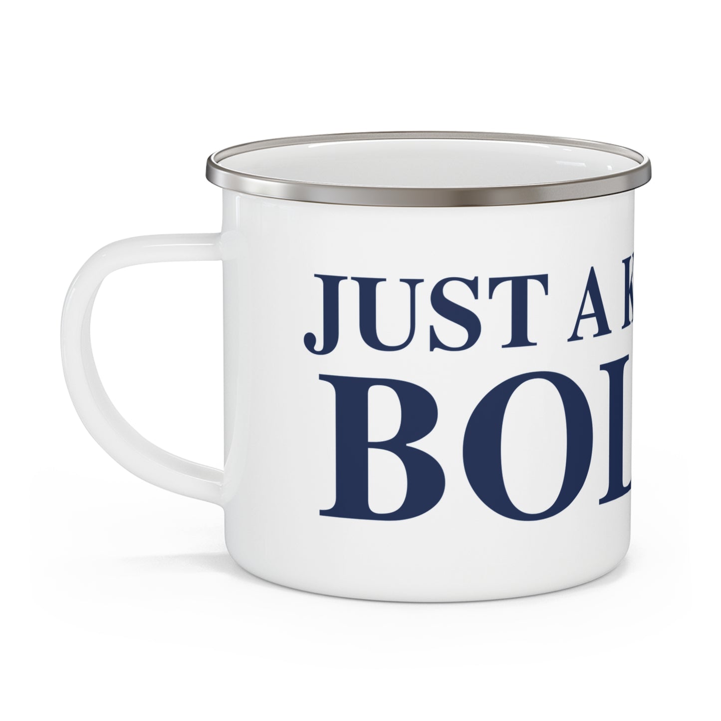 Just a kid from Bolton Enamel Camping Mug