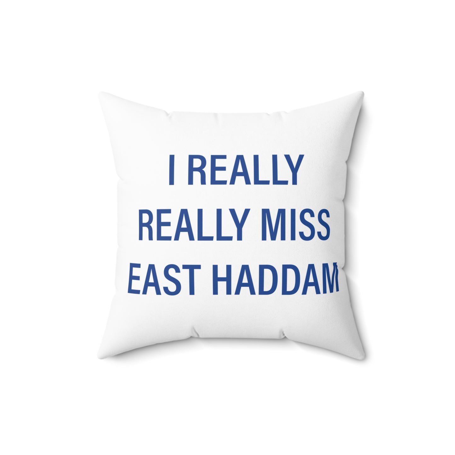 I Really Really Miss East Haddam Spun Polyester Square Pillow