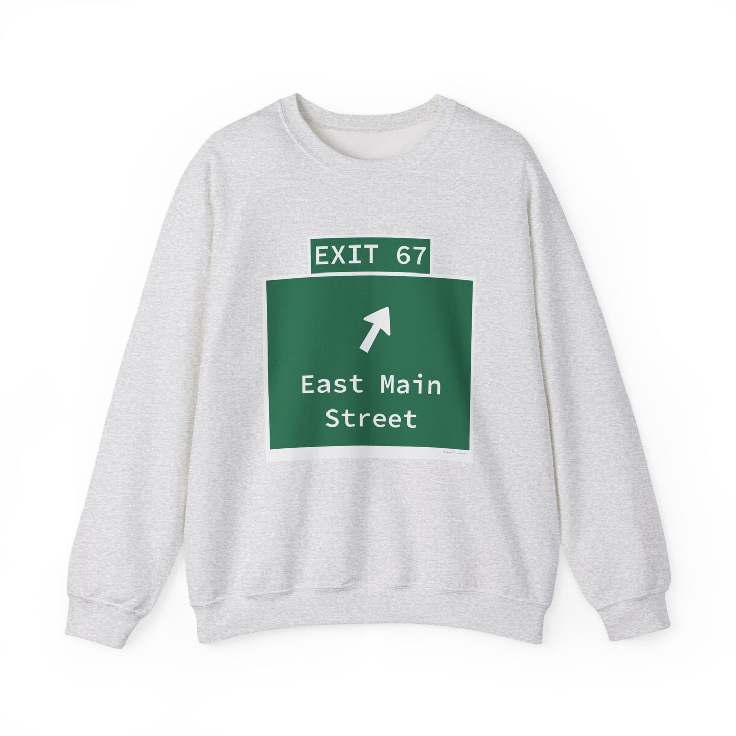 Vintage WCP Exit 67 Sign Unisex Heavy Blend™ Crewneck Sweatshirt