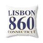 Lisbon 860 Connecticut Spun Polyester Square Pillow
