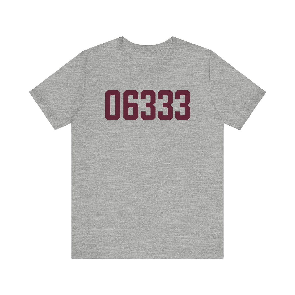 06333 East Lyme Connecticut Zip Code Unisex Jersey Short Sleeve T-Shirt