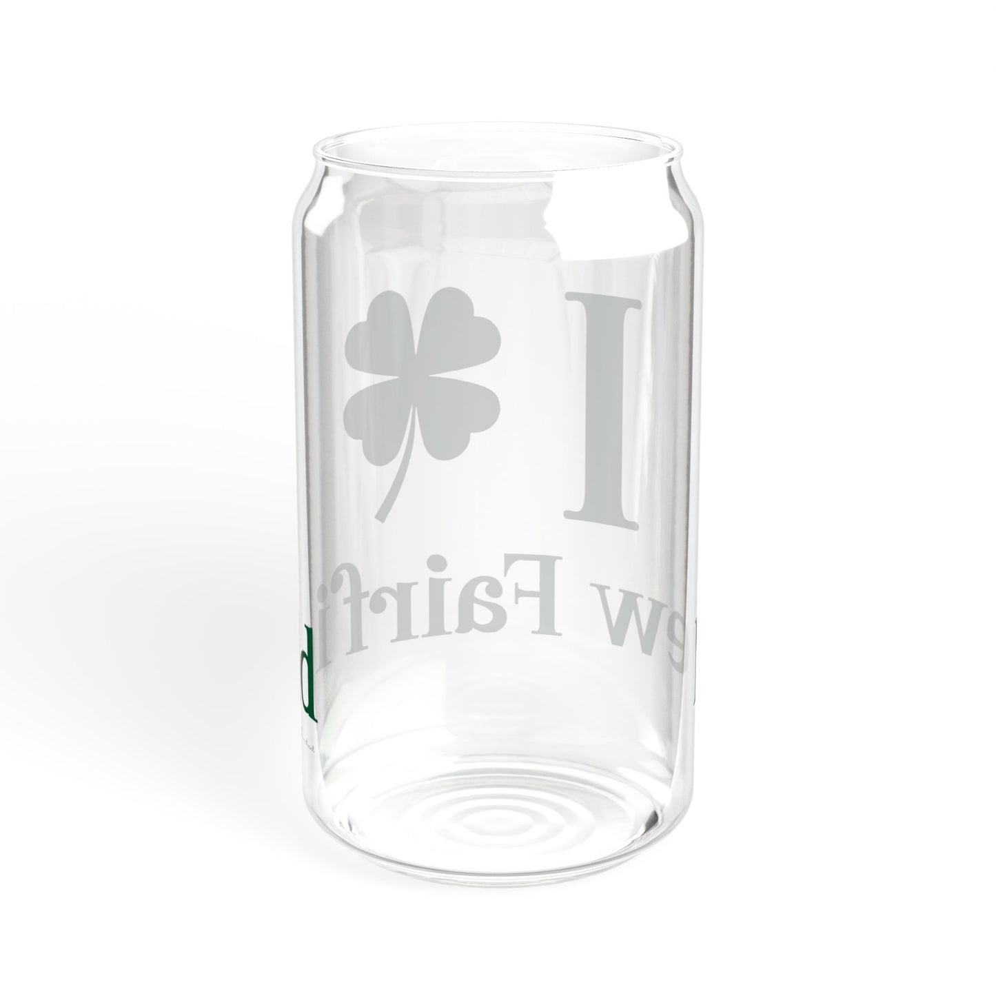I Clover New Fairfield  Sipper Glass, 16oz