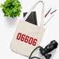 06606 Bridgeport Connecticut Zip Code Organic Canvas Tote Bag