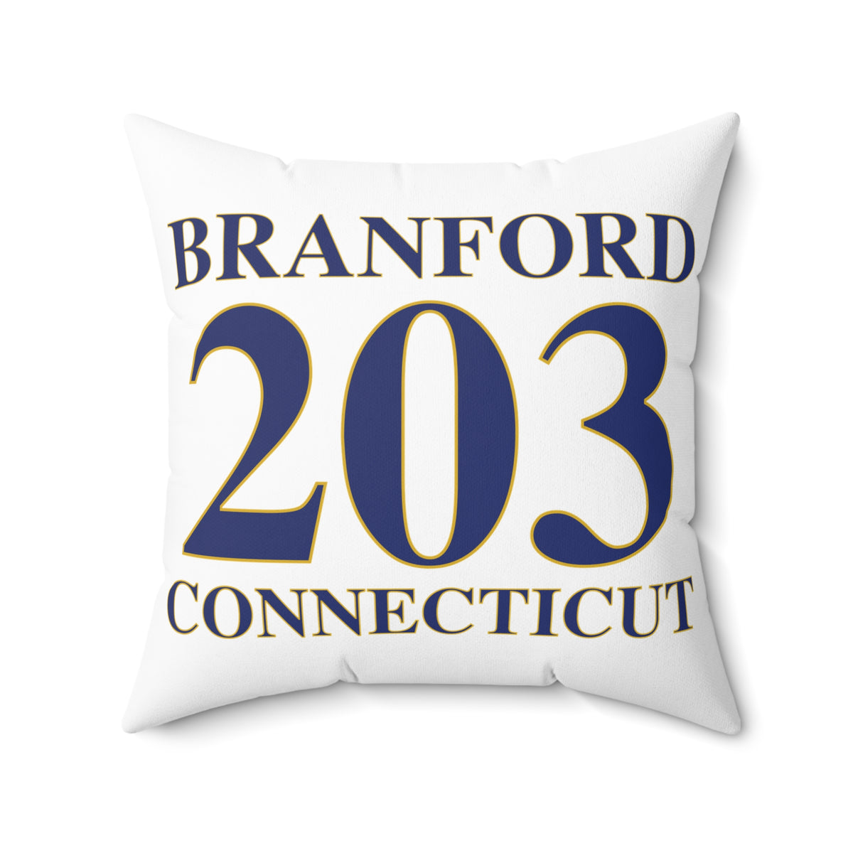 Branford 203 Connecticut Polyester Square Pillow