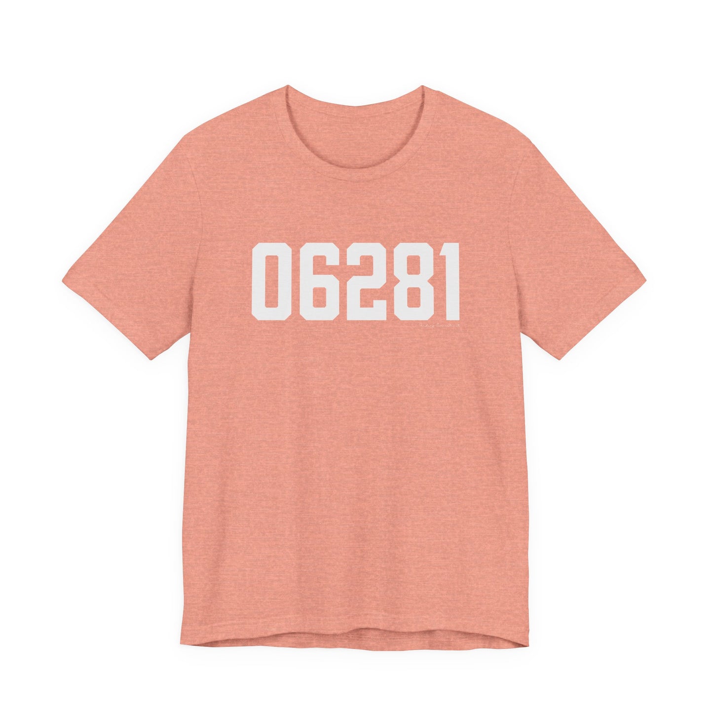 06281 Woodstock CT Zip Code Unisex Jersey Short Sleeve T-Shirt
