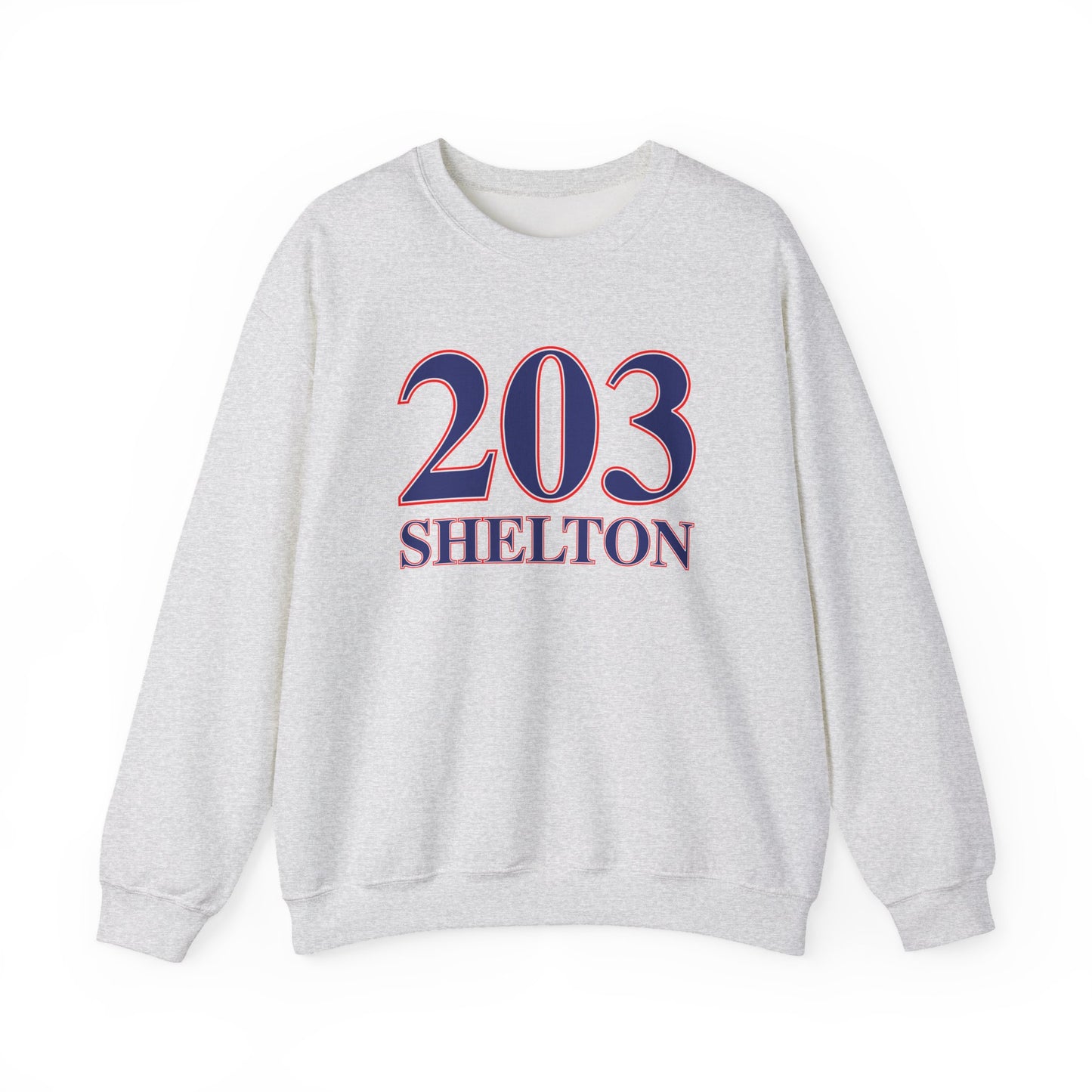 203 Shelton Red White & Blue Unisex Heavy Blend™ Crewneck Sweatshirt