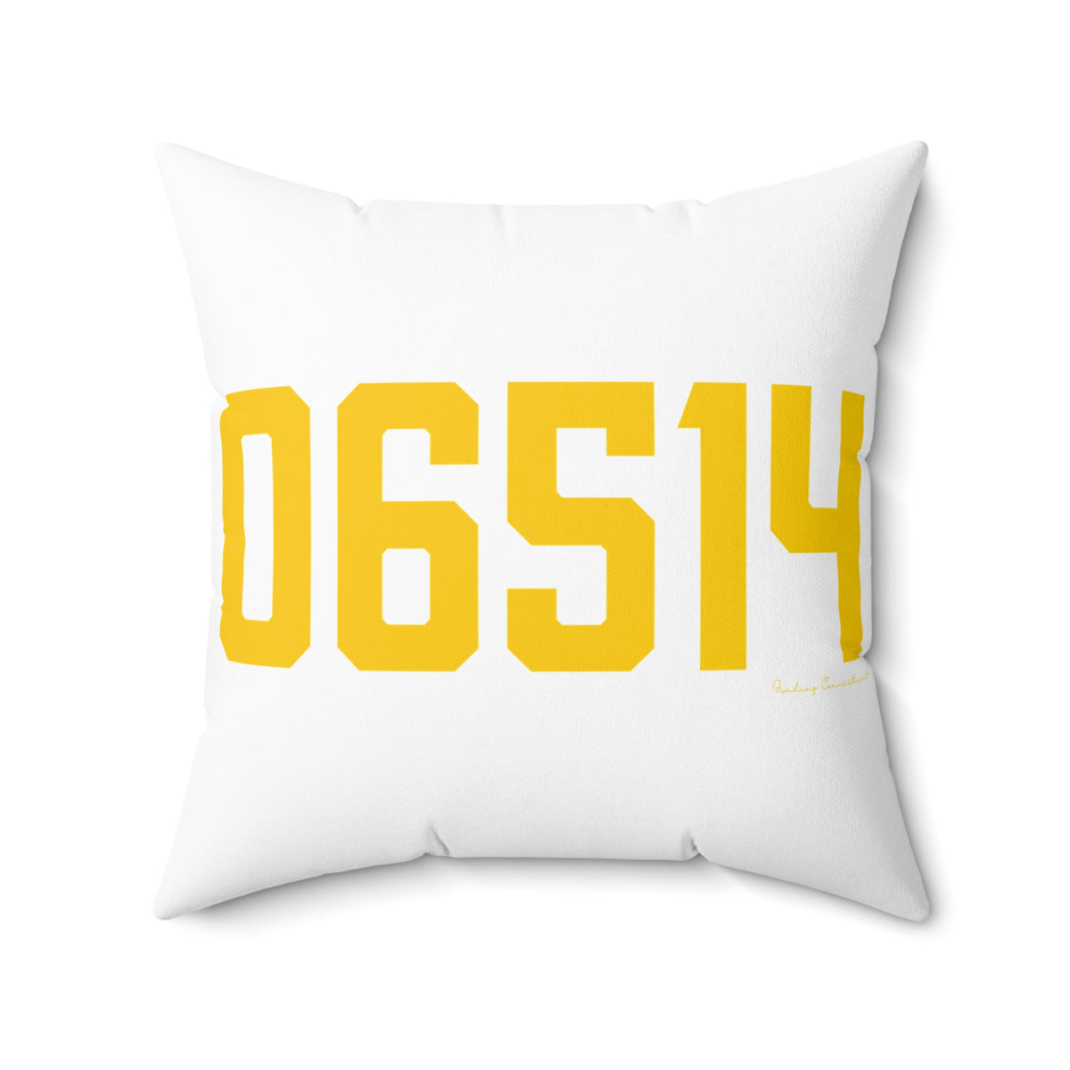 06514 Hamden Connecticut Zip Code Polyester Square Pillow