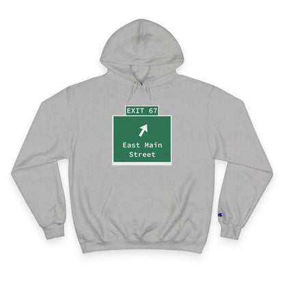 Vintage WCP Exit 67 Sign Champion Hoodie