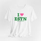 I Heart ESTN Unisex Jersey Short Sleeve T-Shirt
