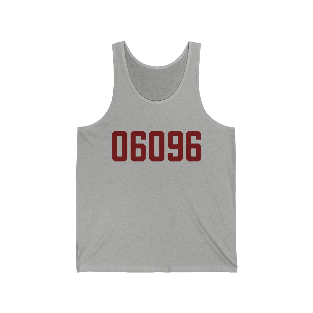 06096 Windsor Locks Connecticut Zip Code Unisex Jersey Tank Top