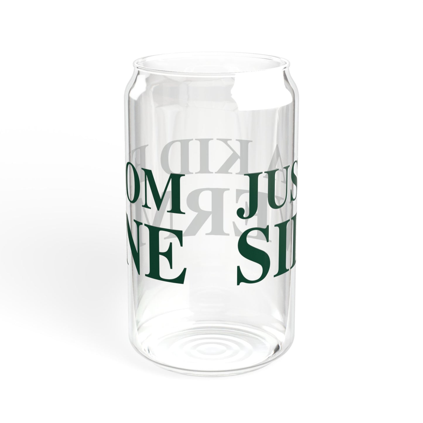 I Really Really Miss Silvermine Sipper Glass, 16oz