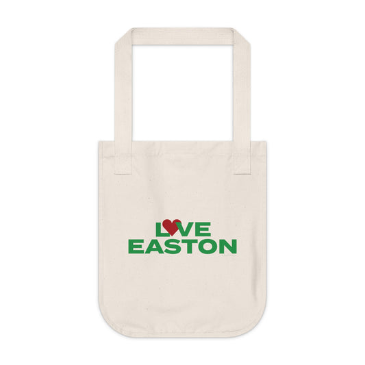 Love Easton Organic Canvas Tote Bag