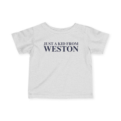 Just a kid from Weston Infant Fine Jersey T-Shirt