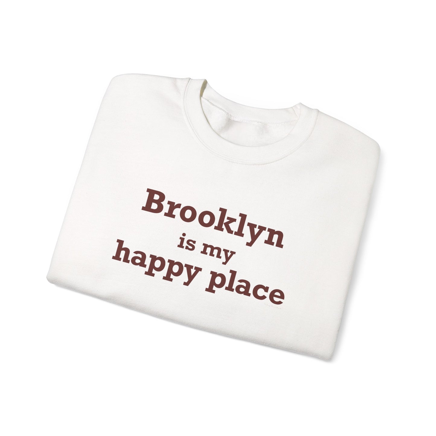 Brooklyn is My Happy Place Unisex Heavy Blend™ Crewneck Sweatshirt