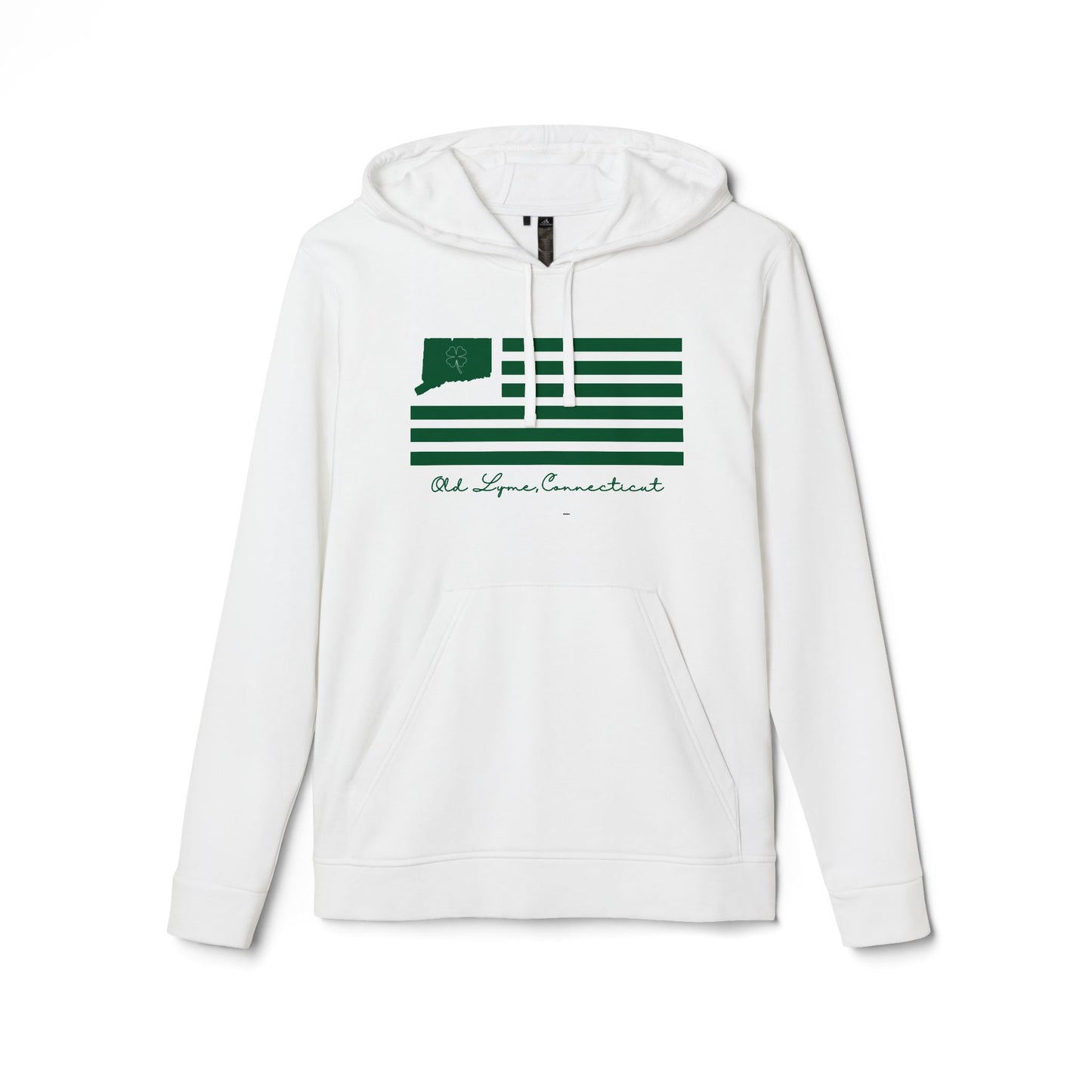 Old Lyme Connecticut St. Patrick’s Day Flag adidas Unisex Fleece Hoodie