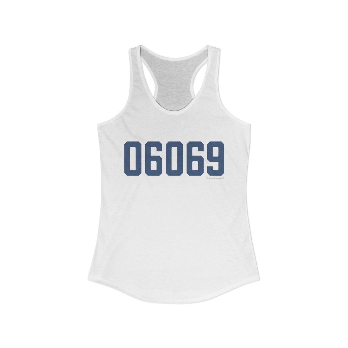 06069 Sharon Connecticut Zip Code Women's Ideal Racerback Tank Top