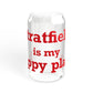 Stratfield Is My Happy Place Sipper Glass, 16oz