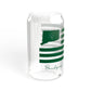 Bridgeport Connecticut St Patrick's Day Flag Sipper Glass, 16oz