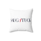 41 Tilt Saugatuck Spun Polyester Square Pillow