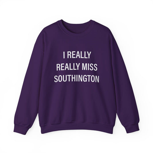 I Really Really Miss Southington  Unisex Heavy Blend™ Crewneck Sweatshirt