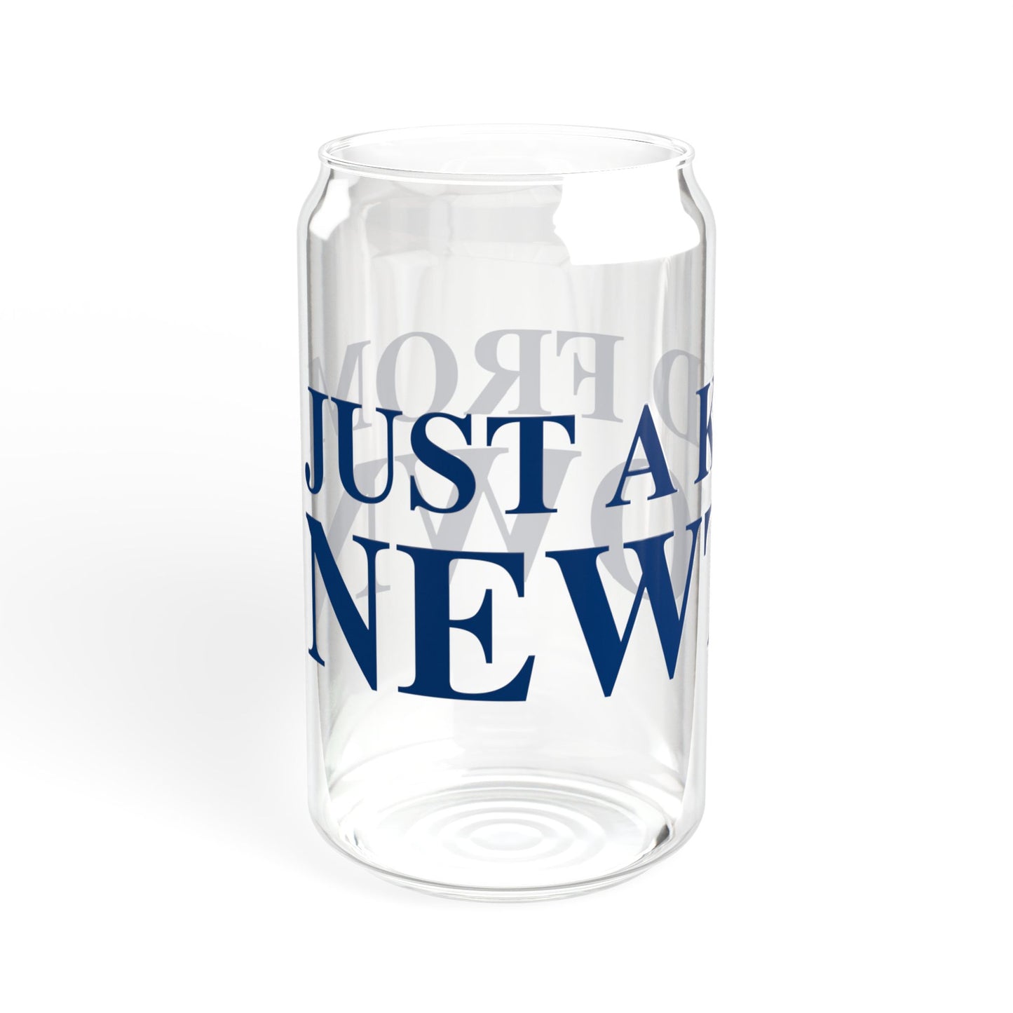 Just a kid from Newtown Sipper Glass, 16oz