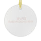 Love Bridgeport Glass Ornaments