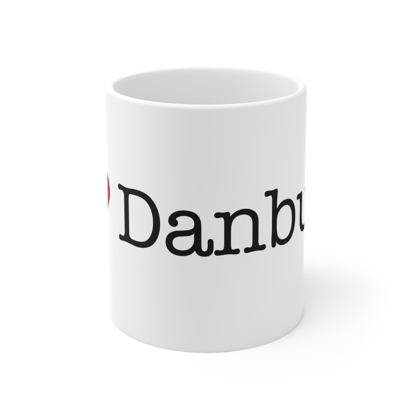 I Heart Danbury. Mug 11oz