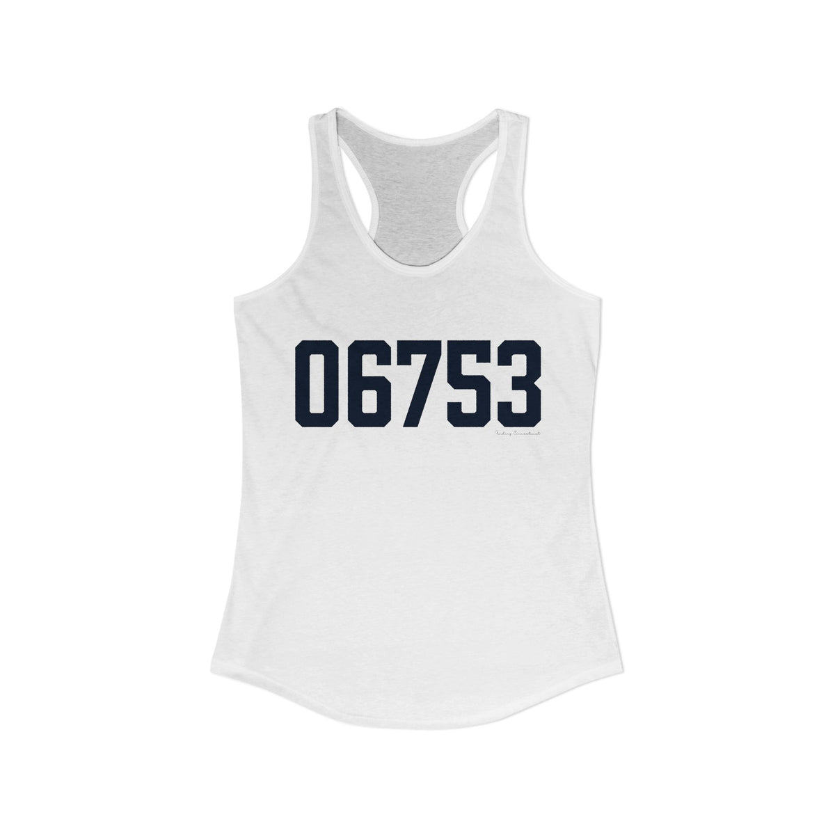 06753 Cornwall Connecticut Zip Code Women's Ideal Racerback Tank Top