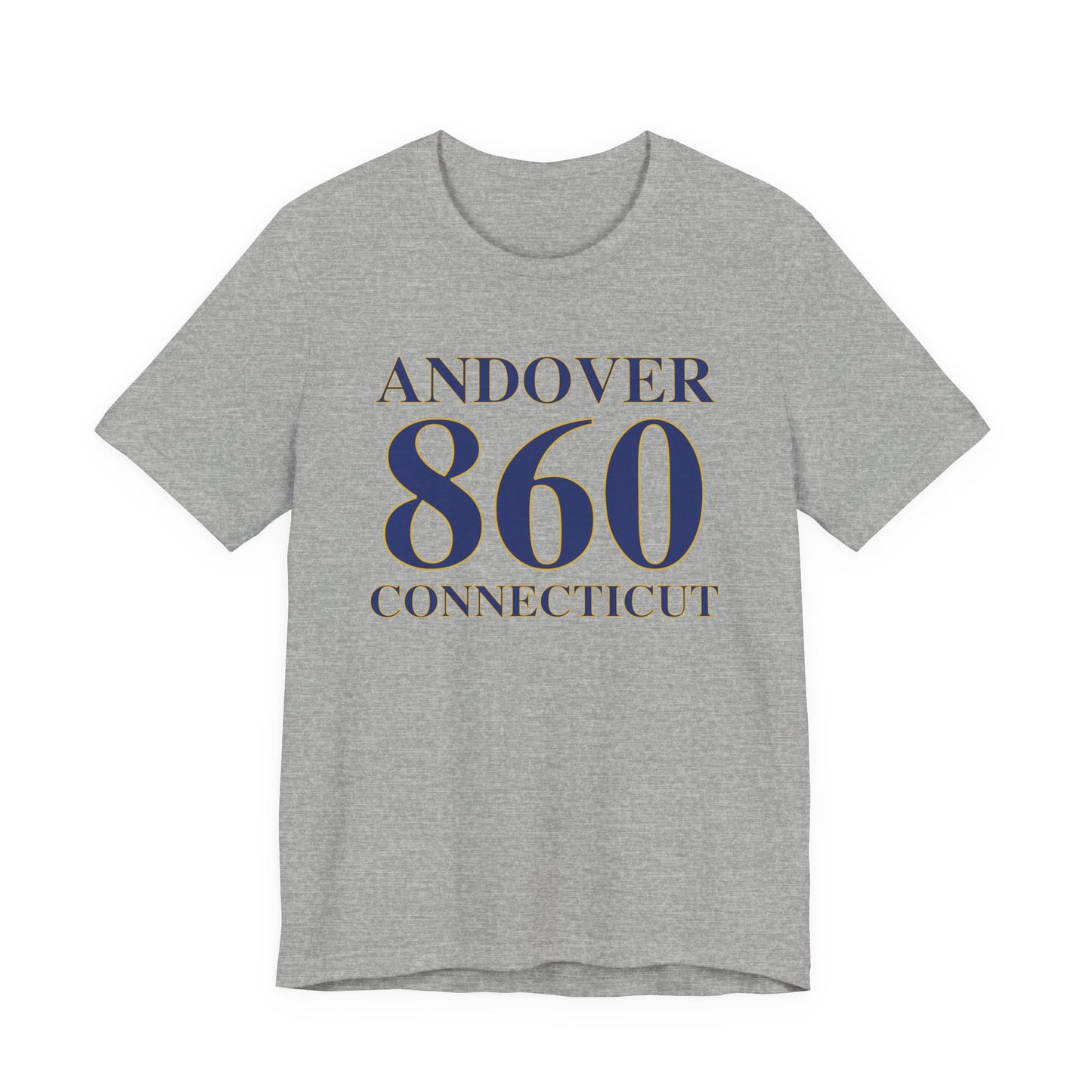 Andover 860 Connecticut Unisex Jersey Short Sleeve T-Shirt