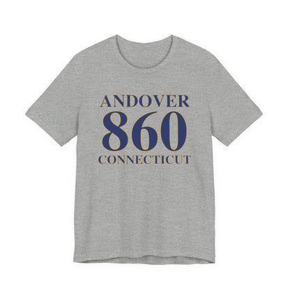 Andover 860 Connecticut Unisex Jersey Short Sleeve T-Shirt