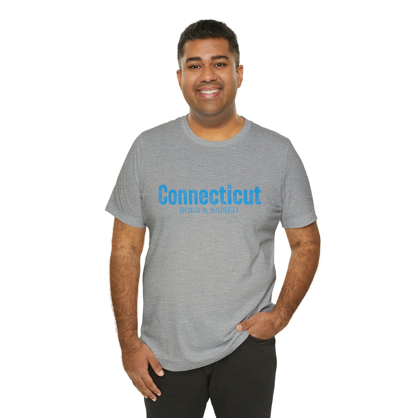 Connecticut Born & Raised Unisex Jersey Short Sleeve Tee