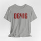 06416 Cromwell Connecticut Zip Code Unisex Jersey Short Sleeve T-Shirt