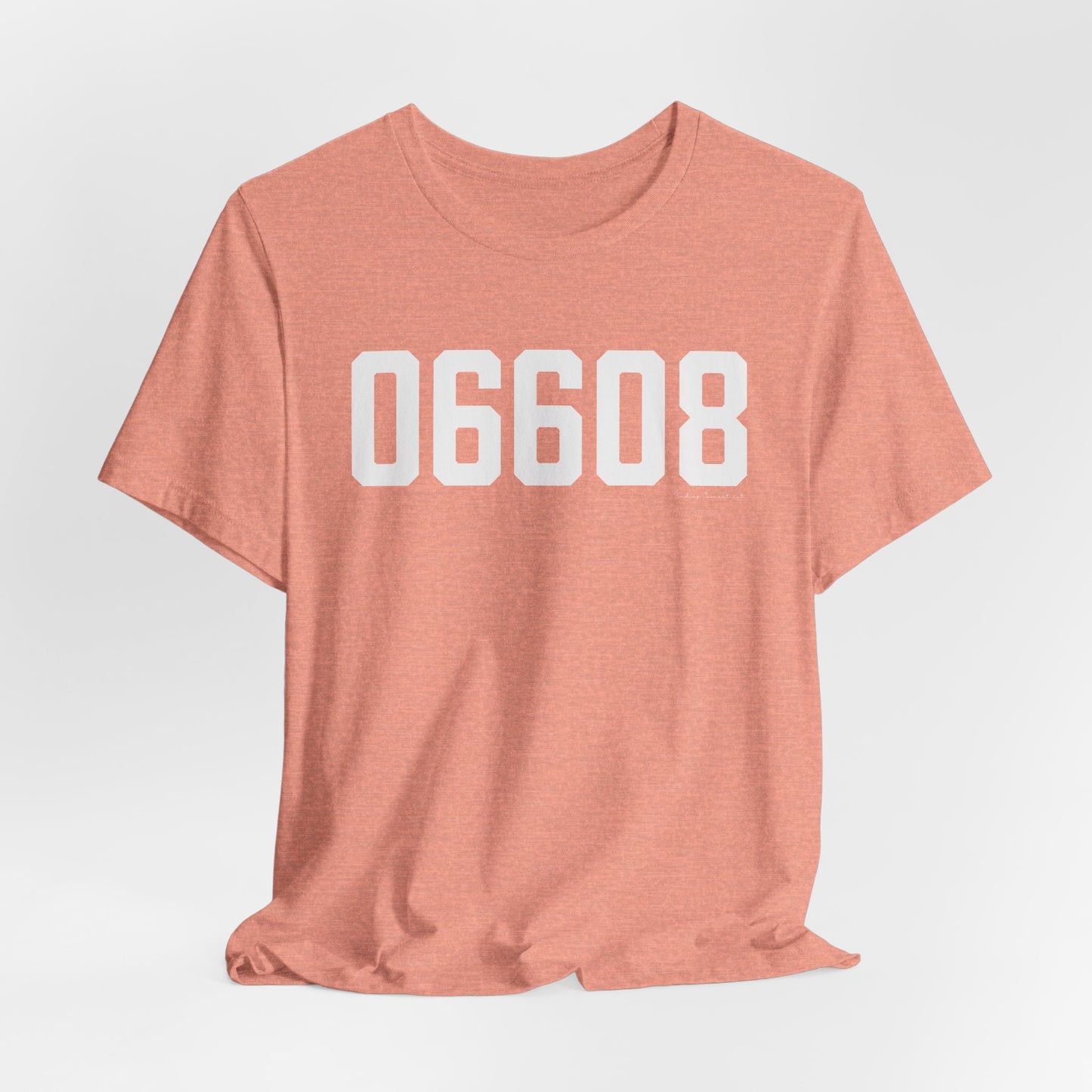 06608 Bridgeport CT Zip Code Unisex Jersey Short Sleeve T-Shirt