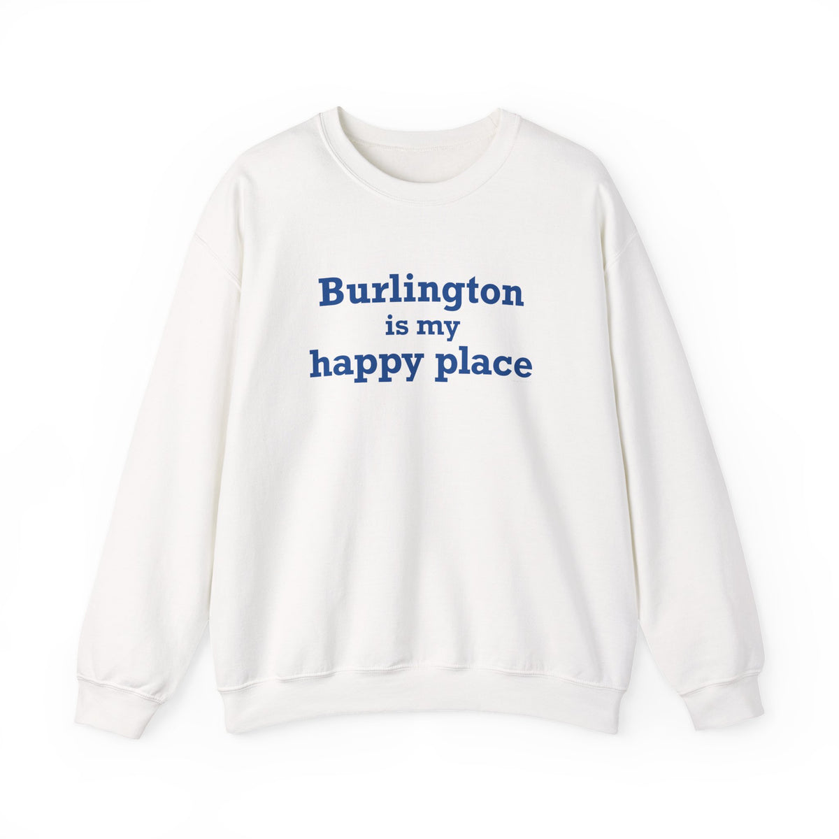 Burlington is My Happy Place Heavy Blend™ Crewneck Sweatshirt