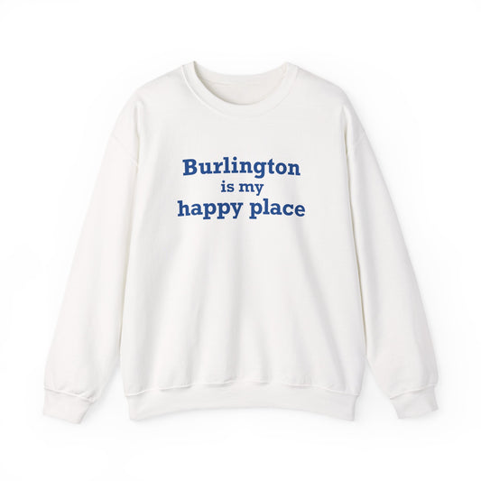 Burlington is My Happy Place Heavy Blend™ Crewneck Sweatshirt