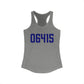 06415 Colchester Connecticut Zip Code  Women's Ideal Racerback Tank Top