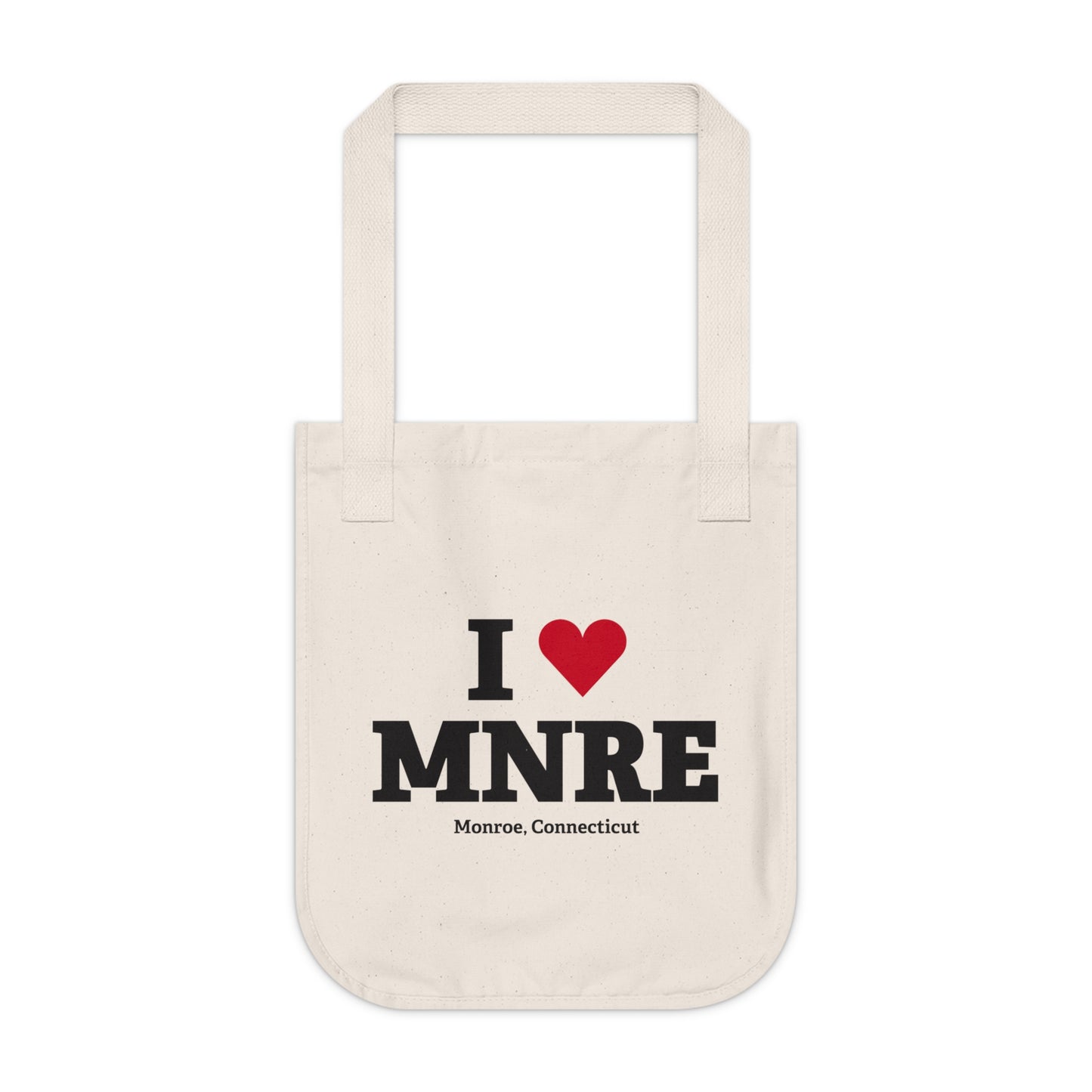 I Heart MNRE Organic Canvas Tote Bag