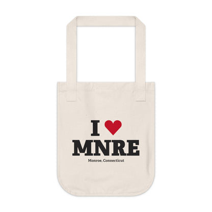I Heart MNRE Organic Canvas Tote Bag