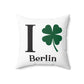 I Clover Berlin Spun Polyester Square Pillow