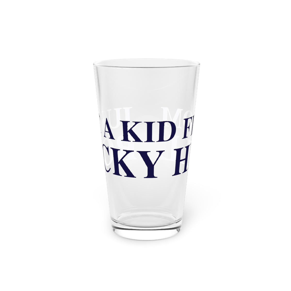 Just a kid from Rocky Hill Pint Glass, 16oz
